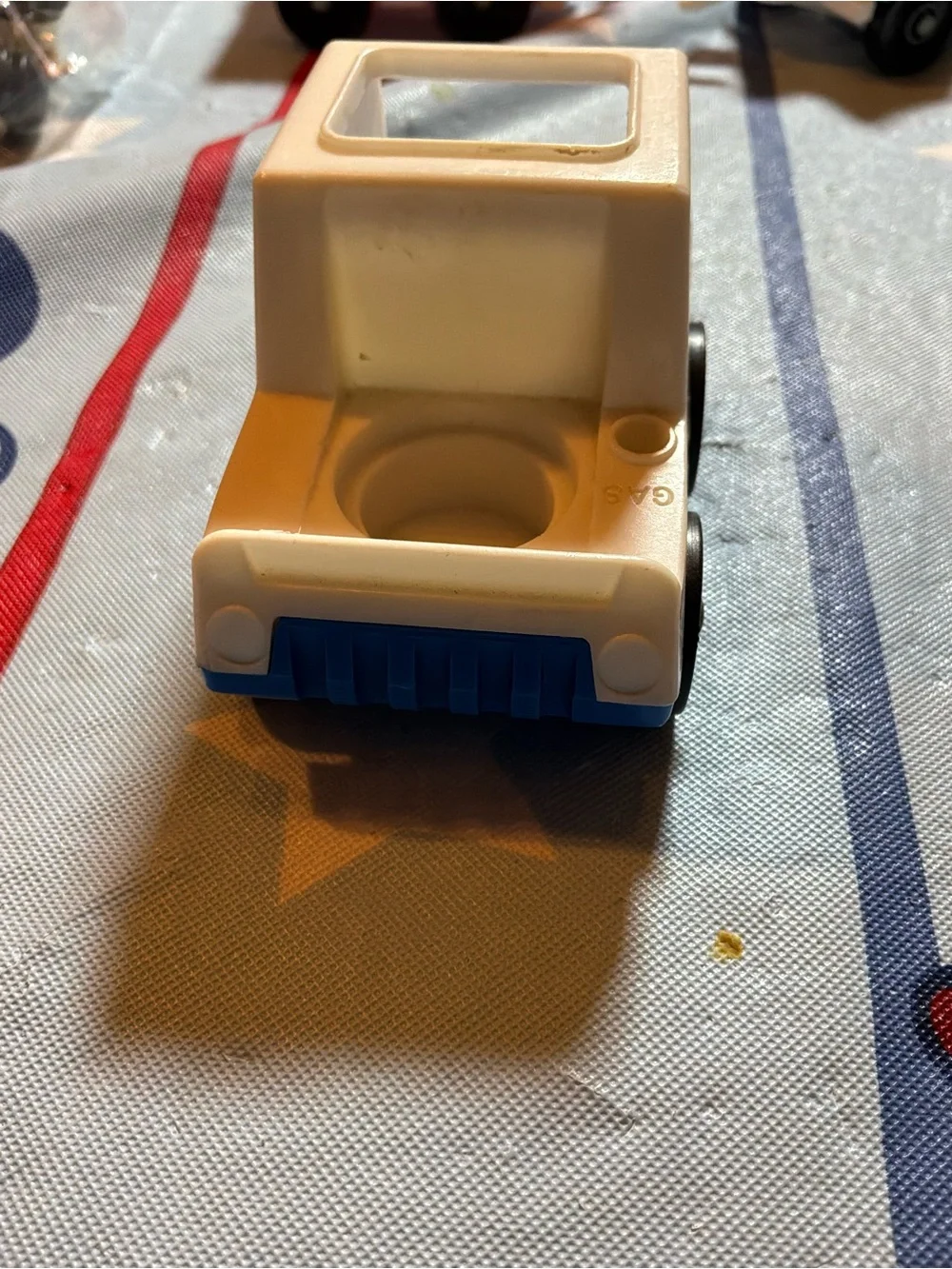 Vintage 1986 fisher price mail car for little people -Preowned